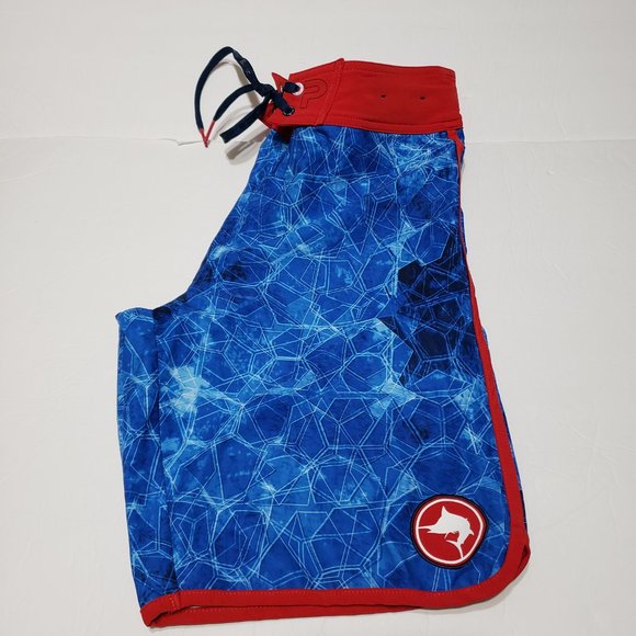 Pelagic Swim Trunks Board Shorts Stretch Pockets Size Youth 29 Men's Shorts - Picture 5 of 6